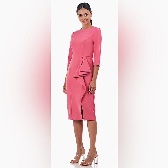 Kay Unger Dresses & Skirts - Kay Unger NWT Desert Rose 3/4 Sleeve Loretta Dress **Size 8** 🌸🌸
